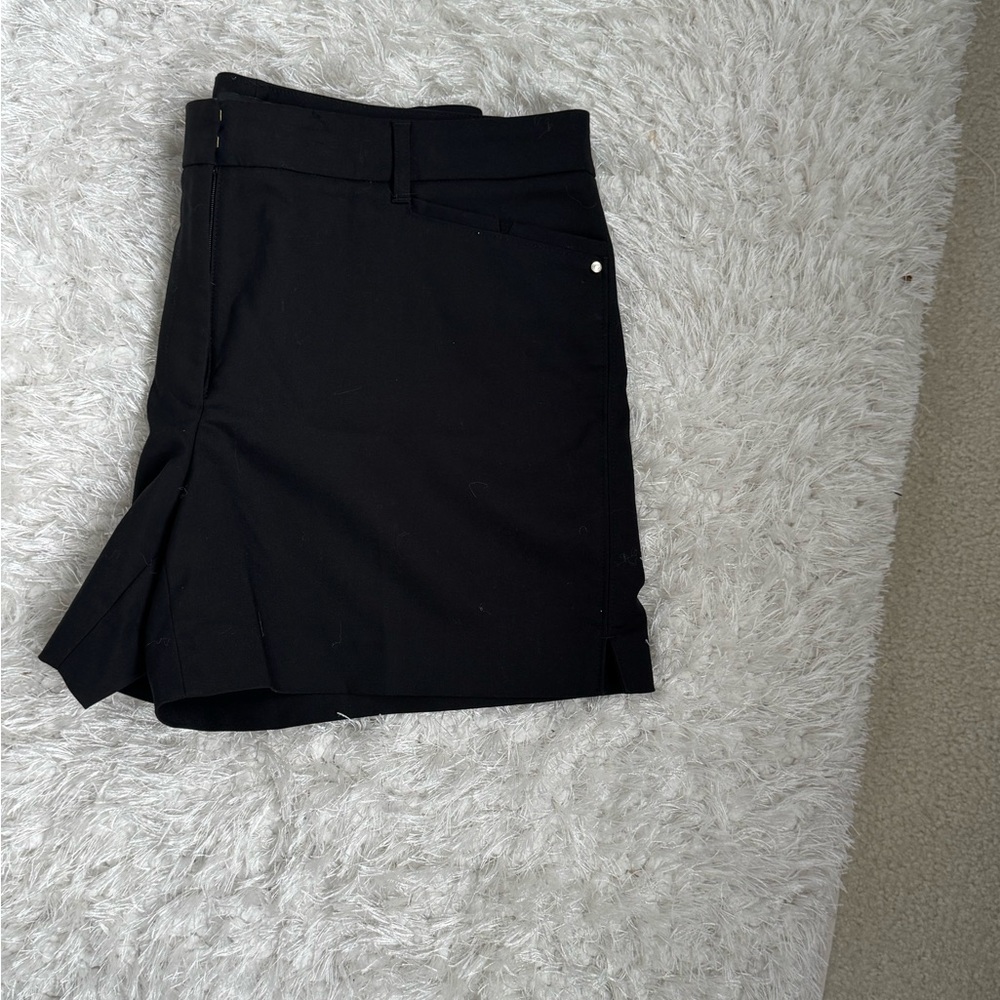 White House black market 5 inch  Women's Black Shorts Size 12 - Picture 4 of 10